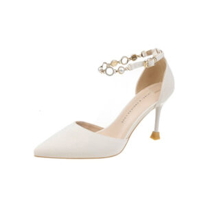 Ankle Strap Pointy High Heels