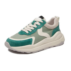 Lace up Green Chunky Sneaker