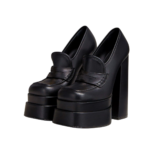 Slip On Platform High Heel Loafers