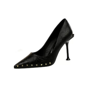 Minimal Studded Pointed Heels