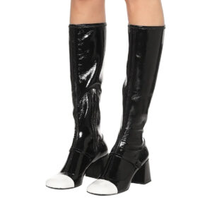 Glossy Knee High Boots