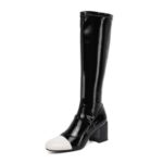 Glossy Knee High Boots