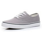 Authentic Grey Lace-up Sneakers