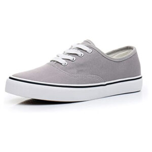 Authentic Grey Lace-up Sneakers