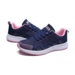 Lace-up Blue Running Sneakers
