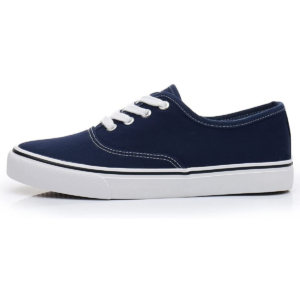 Authentic Blue Lace-up Sneakers