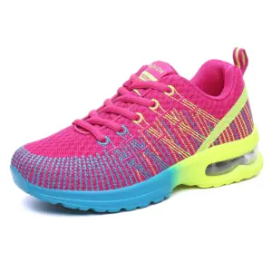 Athletic Air Cushion Blue Pink Runners