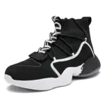 Black Mesh Mallox Sock Sneakers