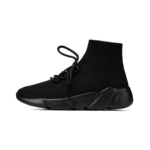 Stretch Knit All Black Sock Sneakers