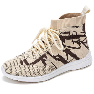 brown sock sneaker
