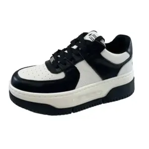 Double Tone Thick Sole Casual Sneakers
