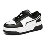 Black & White Cali Dream Leather Sneakers