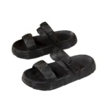 Black Cloud Pillow Slide Sandals