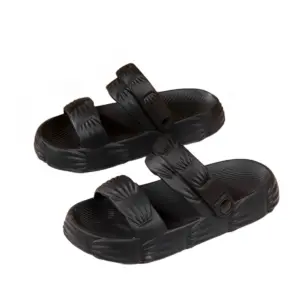 Black Cloud Pillow Slide Sandals