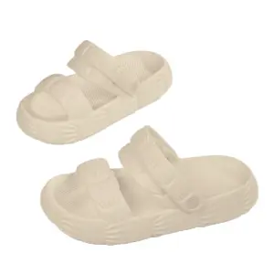 Beige Cloud Pillow Slide Sandals