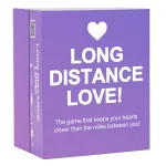 Long distance love couples card game